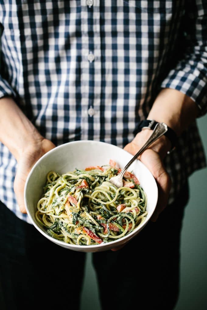 vegan zucchini noodles