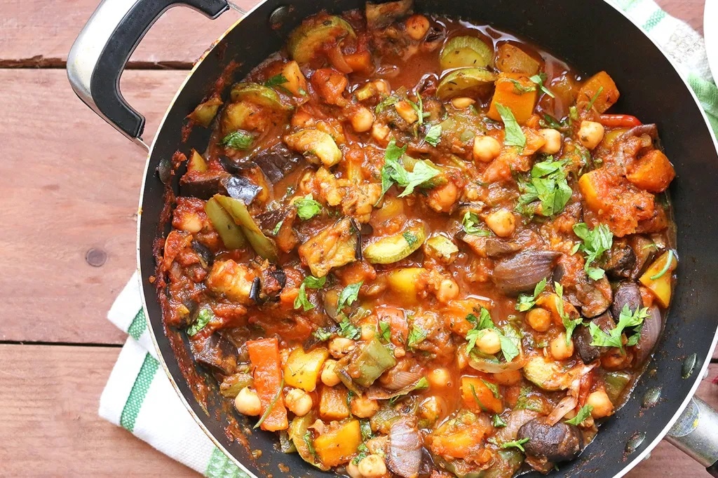 vegan chickpea stew