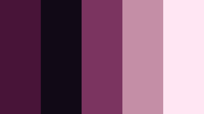 velvet cinema lounge deep aubergine color palette with hex codes