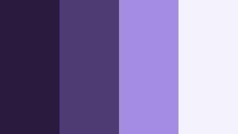 velvet cloud reverie eclipse violet color palette with hex codes