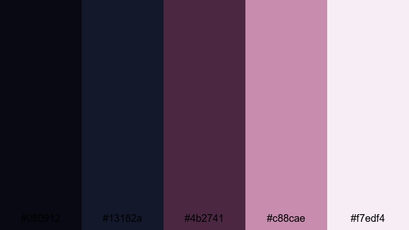 velvet courtyard evening arabian nights color palette with hex codes