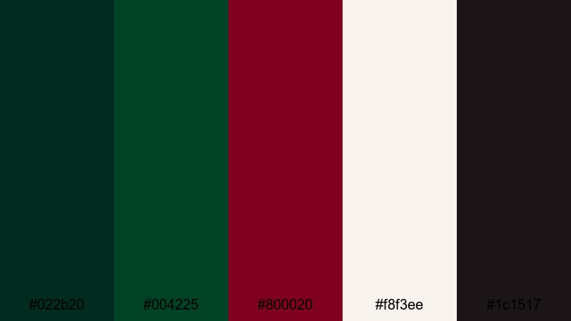 velvet curtain drama british racing green color palette with hex codes