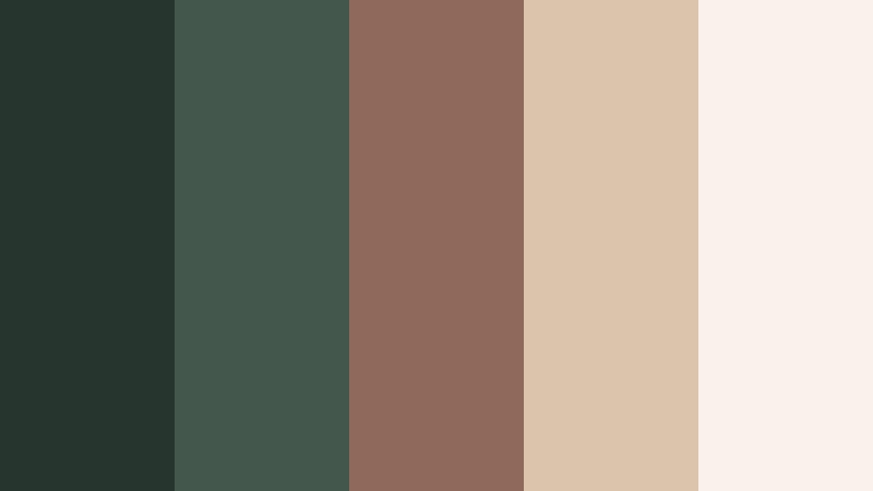 velvet library evening dusty forest green color palette with hex codes