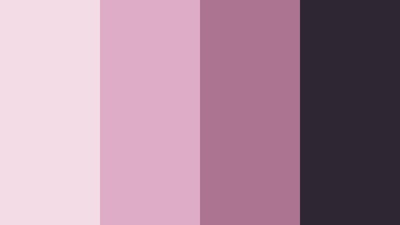 velvet orbit rose cosmic rose color palette with hex codes