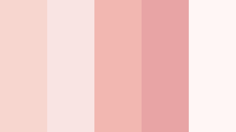 velvet peony whisper champagne blush color palette with hex codes