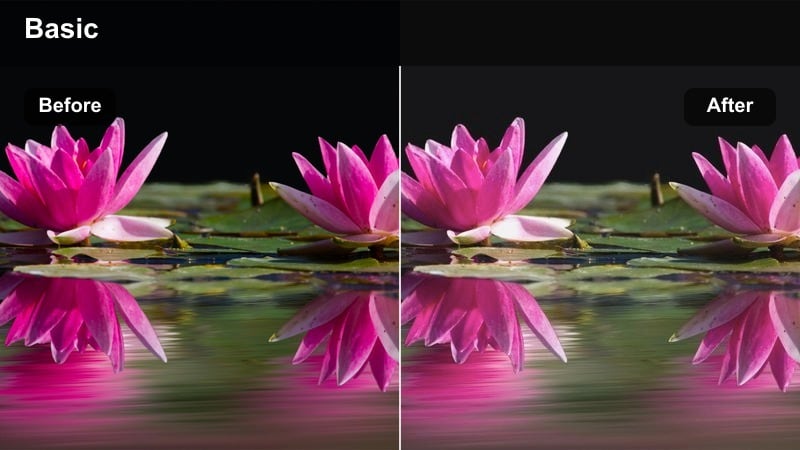 Model in studio fashion photoshoot with soft glowing skin and neutral backdrop.