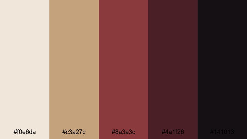 velvet rope classics museum color palette with hex codes