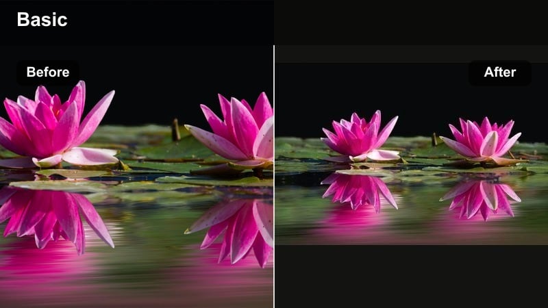 Newborn wrapped in blanket with rich shadows and warm midtones