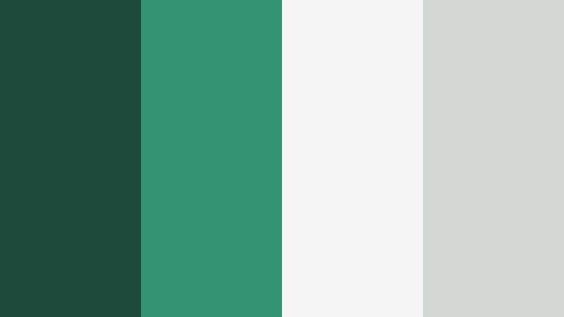 verdant brand signature cypress green color palette with hex codes
