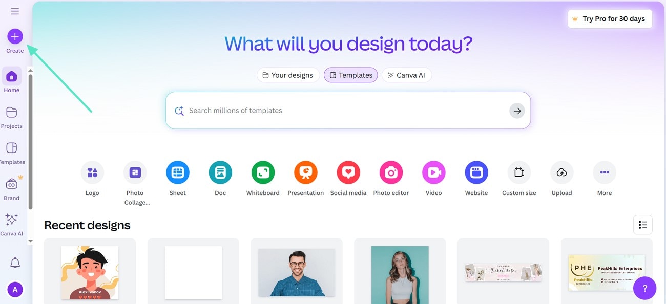 create vertical text in canva