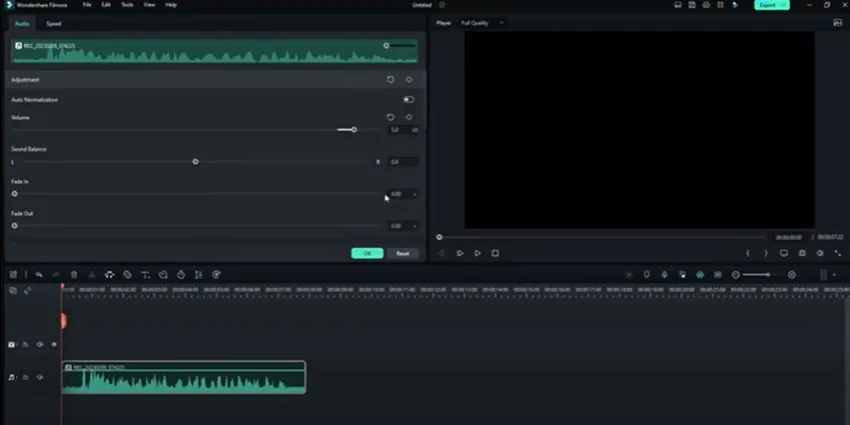 edit audio in your vfly videos