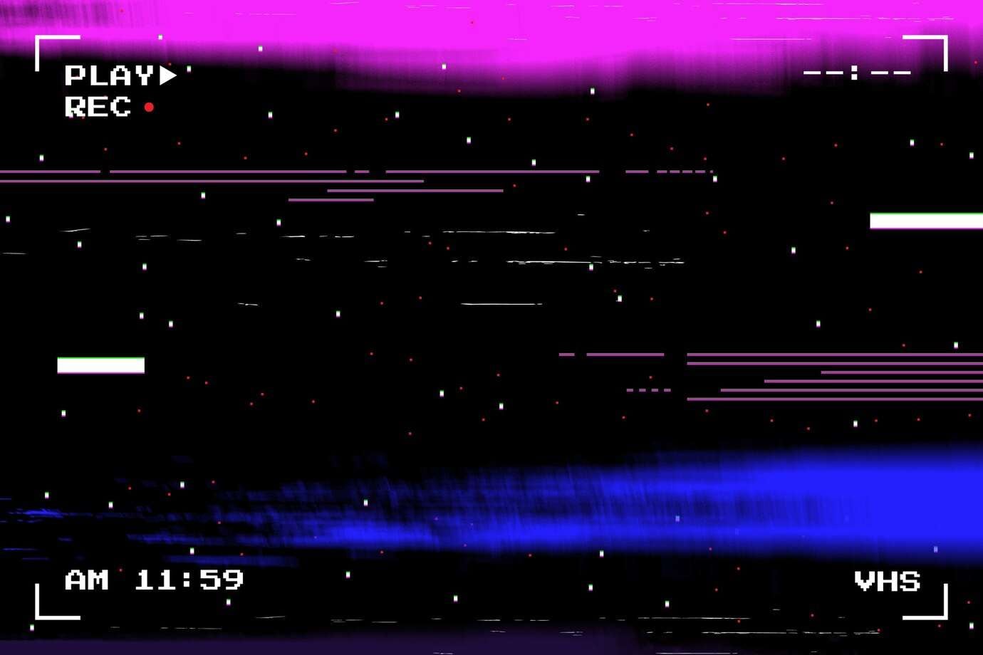 vhs effect on content