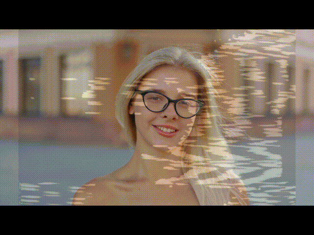 vhs glitch transitions