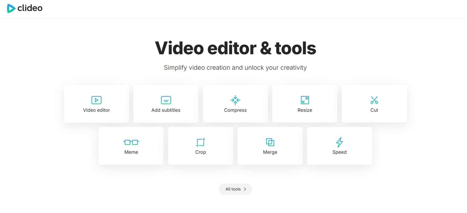 clideo main window
