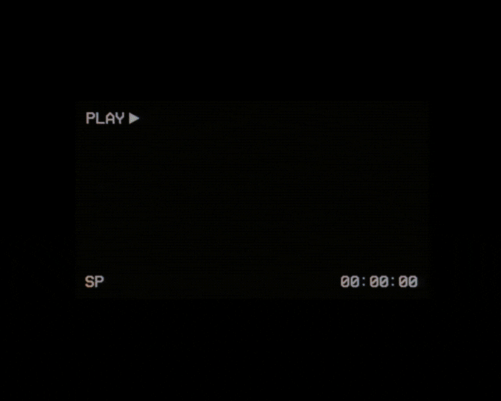 horror vhs Effet de glitch