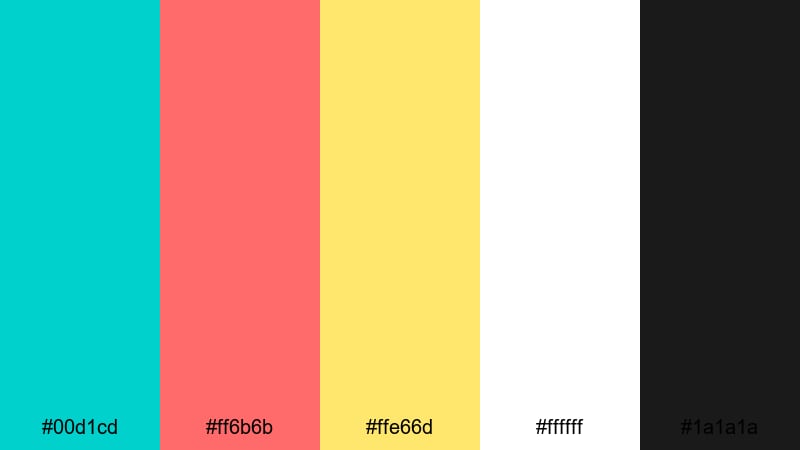 vibrant creator intro robins egg blue color palette with hex codes