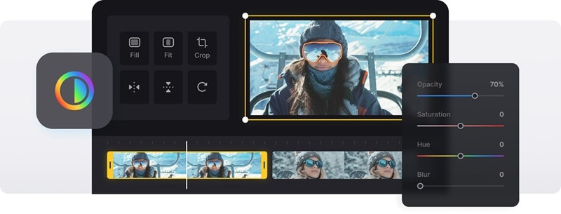 clideo video brightness editor