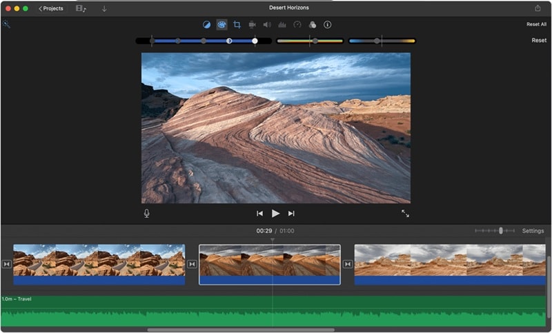 imovie video brightness editor