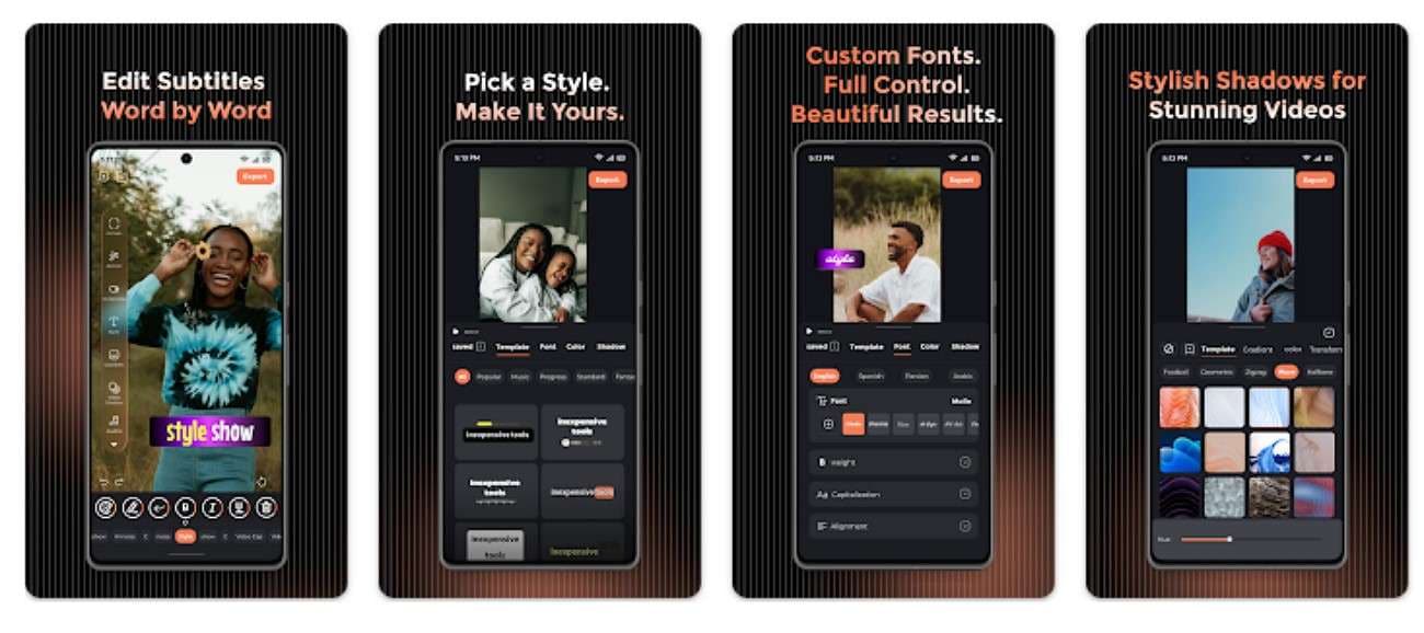 captiono app subtitle generator