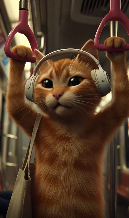 cat ai video