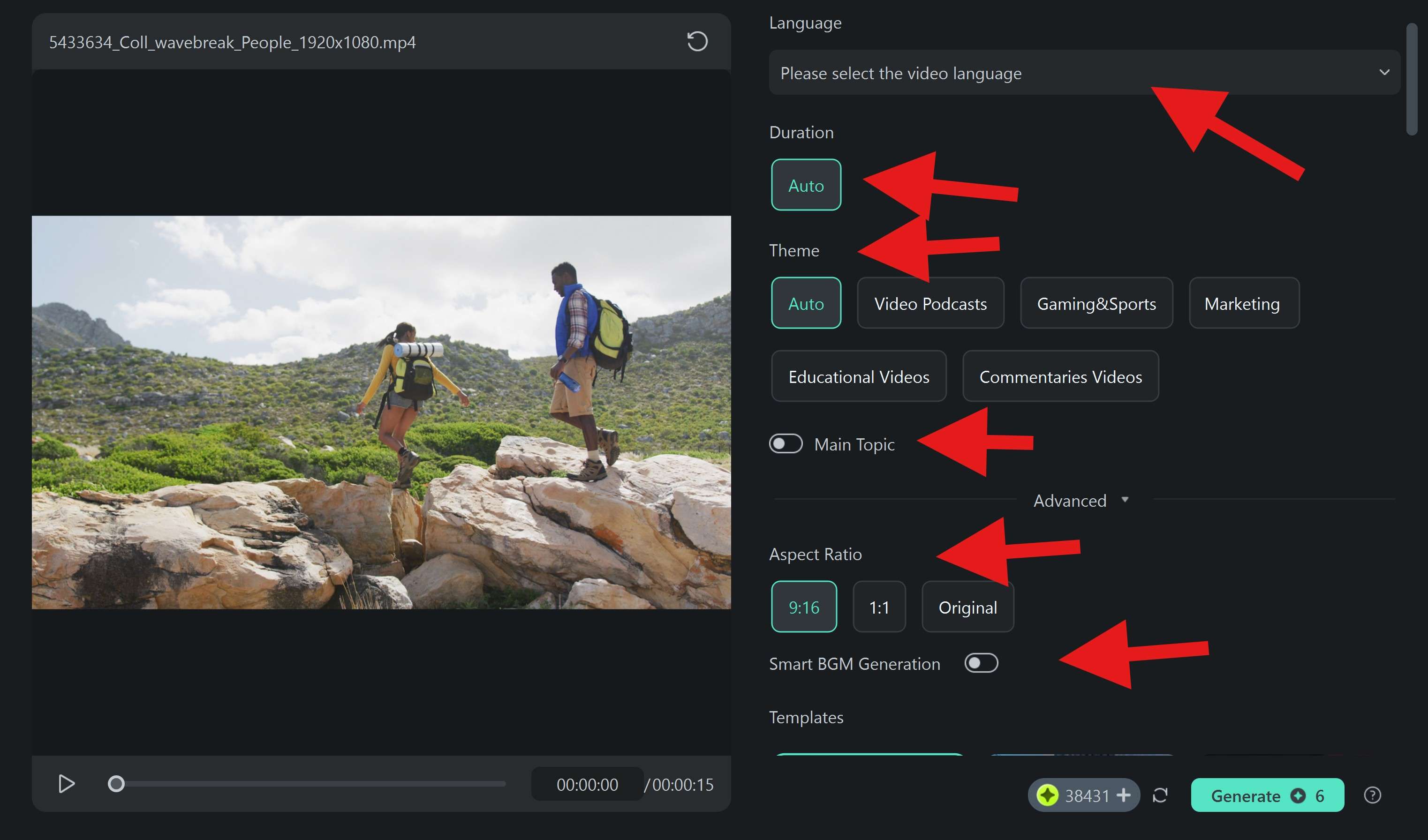 explore customization options smart short clips