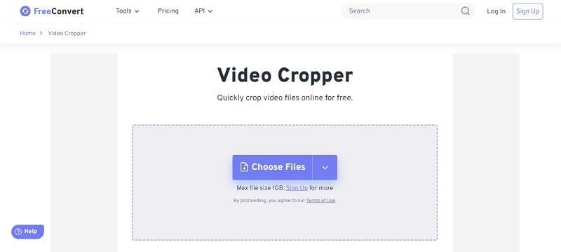 freeconvert video cropper no watermark
