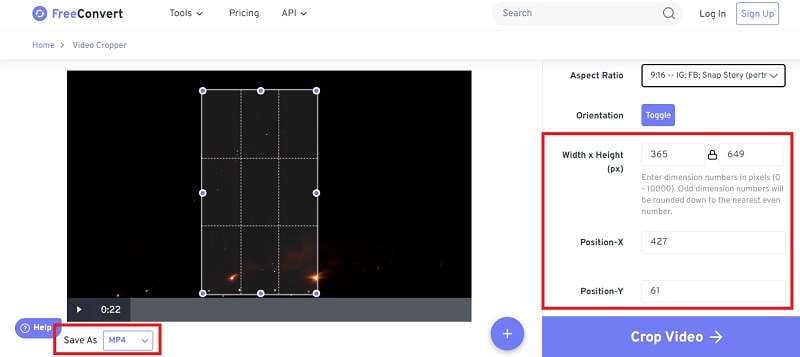 set width height and format