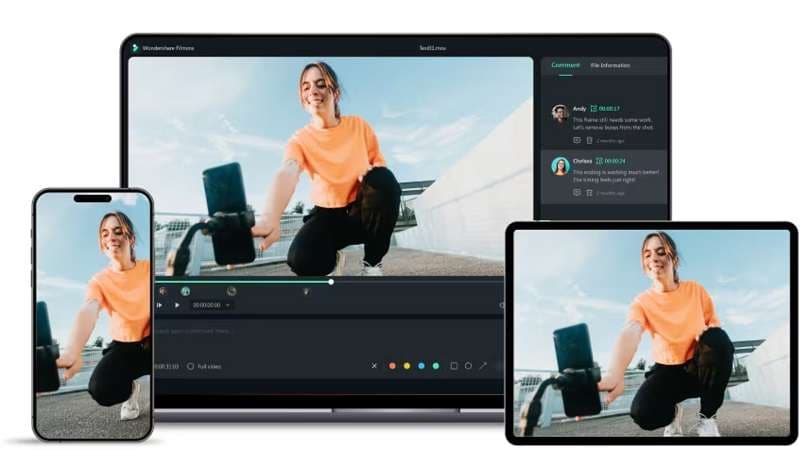 wondershare filmora video cropper