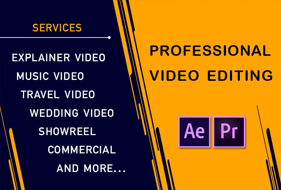 types of video editing services