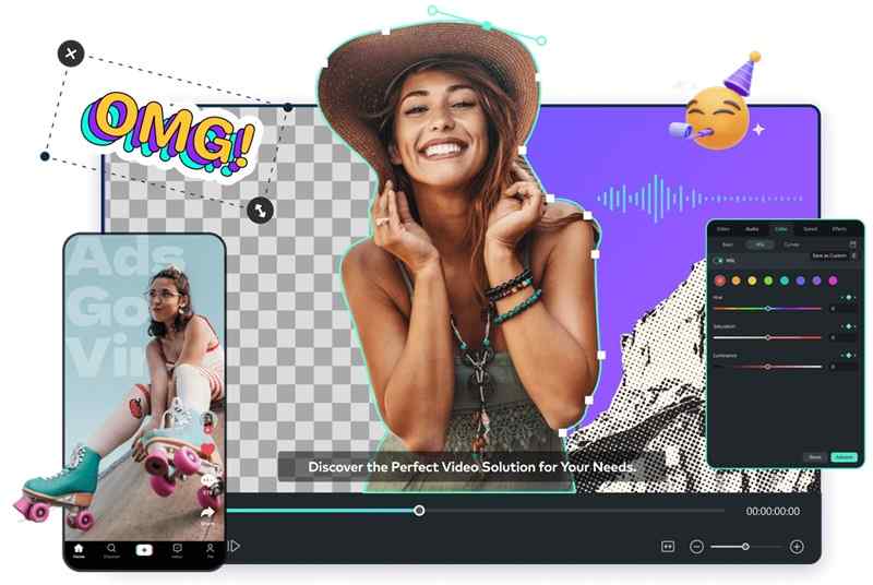 filmora best video editor with transitions