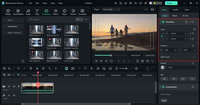 create manual transitions with keyframes