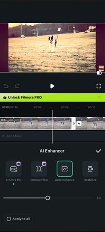 filmora mobile ai enhancer tools