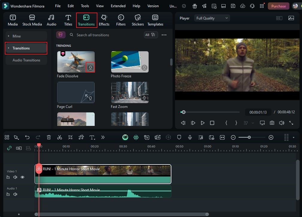 add transitions