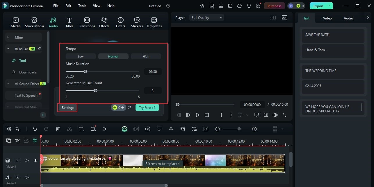 customization settings