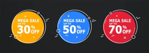 Minimalist sales video template in Filmora.
