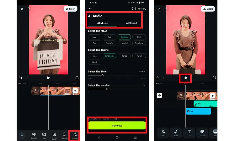 enhance your ads with AI powered features and audio polish