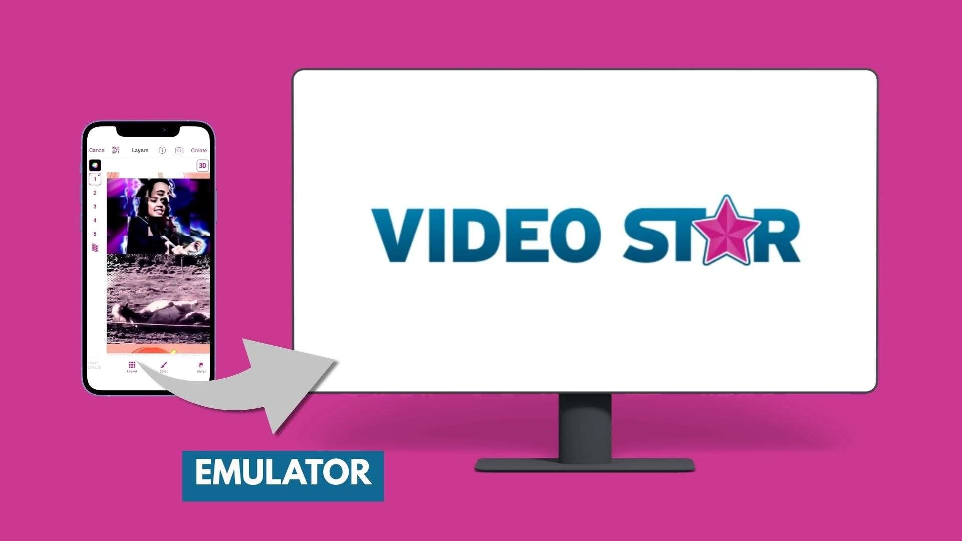 using emulator for video star on pc