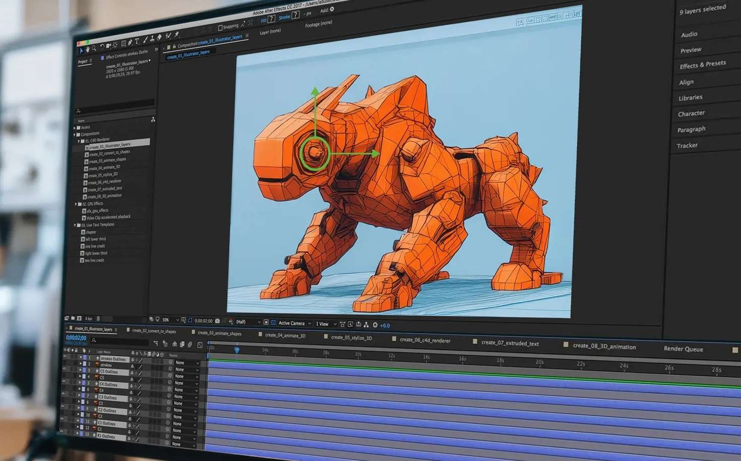 after effects video editor