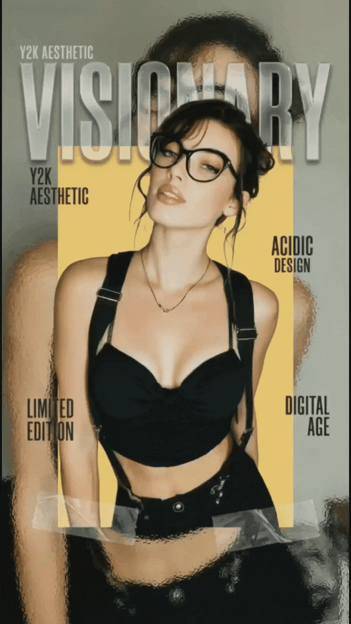 animated fashion potrait live wallpaper