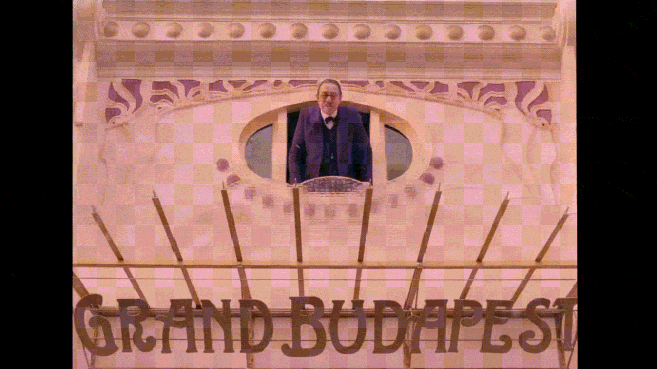 grand budapest hotel video transition