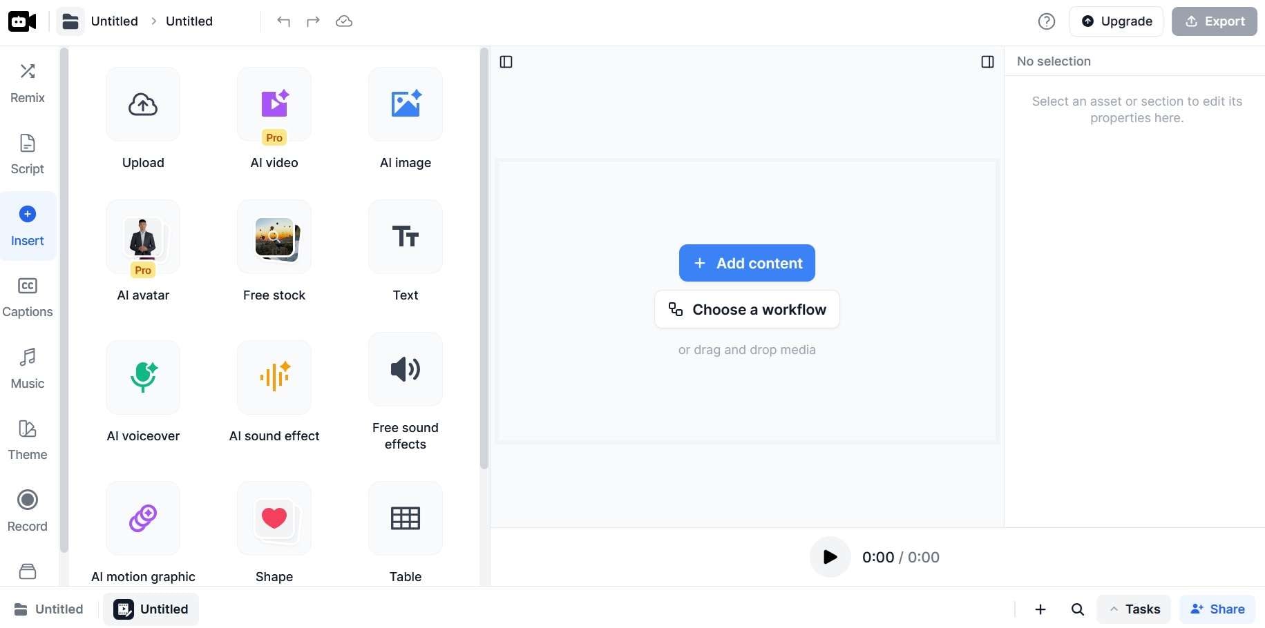 videogen ai video editor