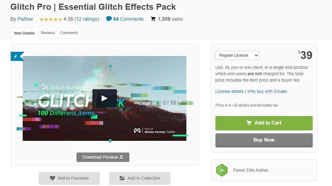 Videohive.net –  Glitch Effects Pack