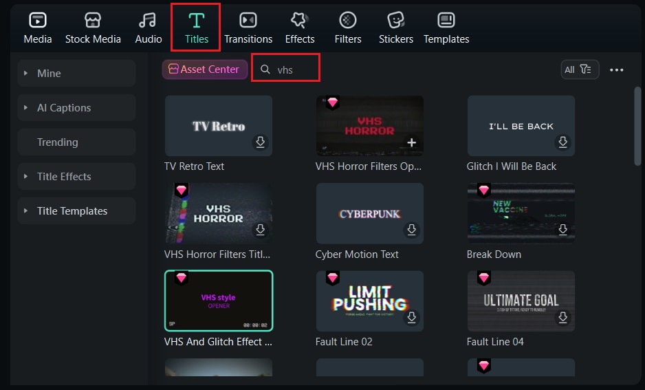 add time or title overlays