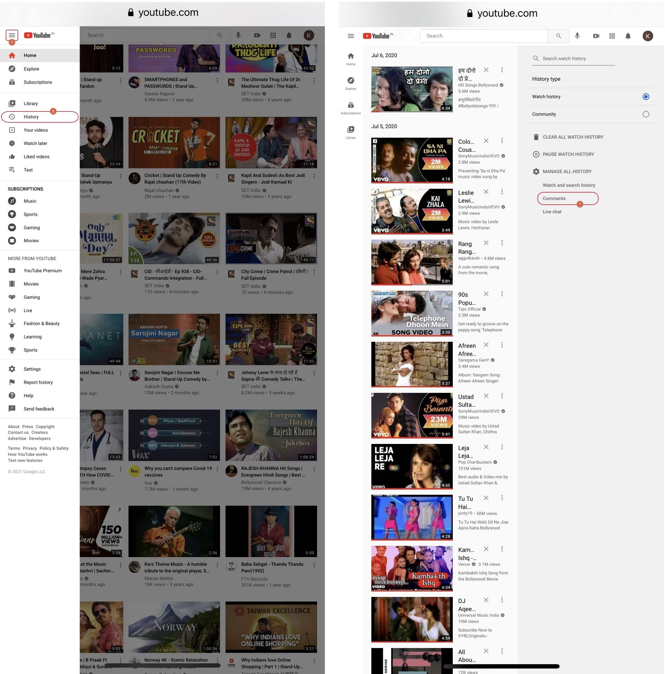 Accedere alla versione desktop di YouTube 