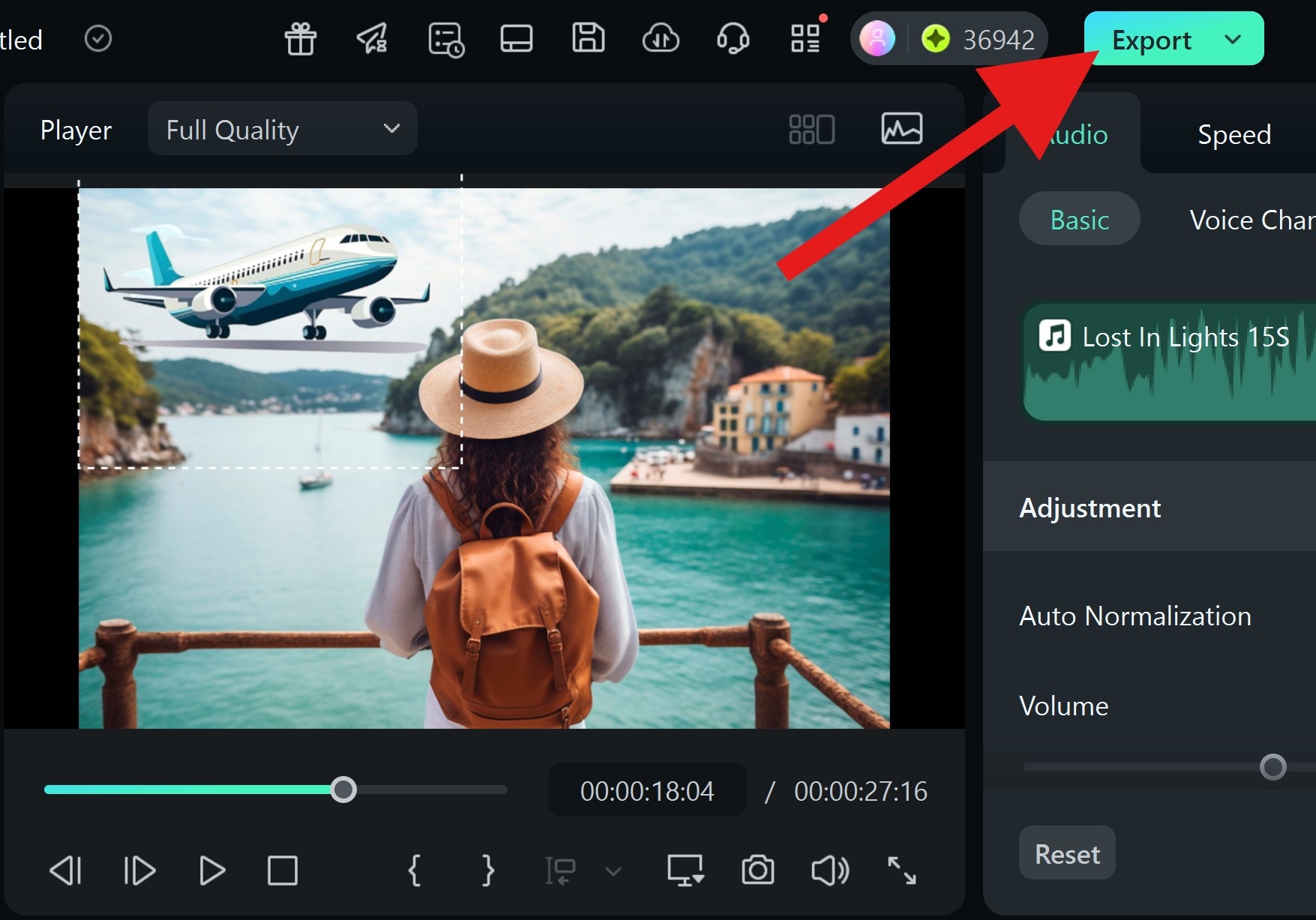 export windows slideshow using filmora pc