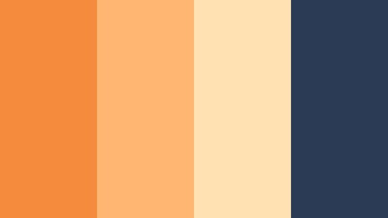 vintage citrus poster retro tangerine color palette with hex codes