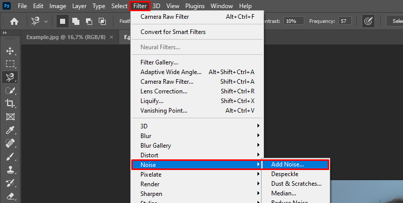 add grain or noise