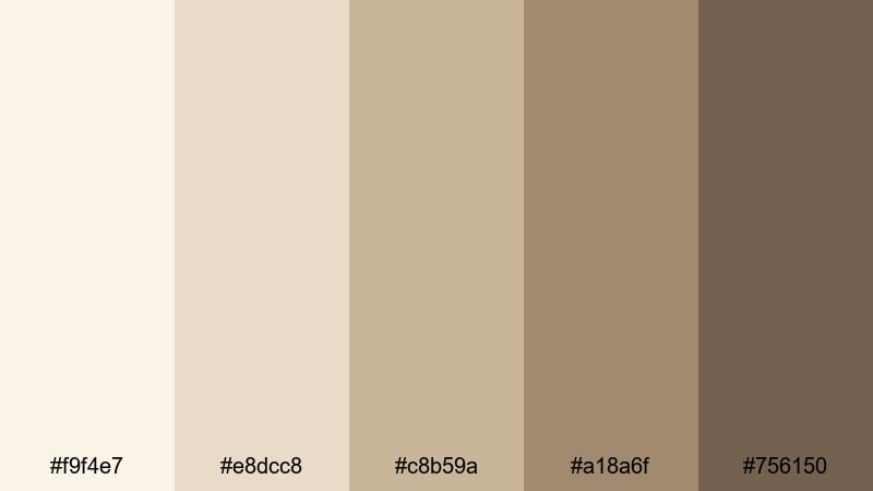 vintage lace ivory ivory color palette with hex codes