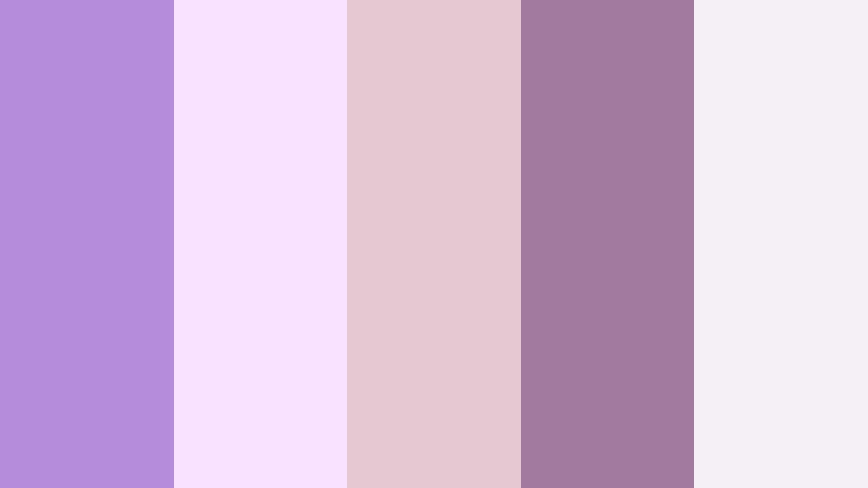 vintage lilac love solar lilac color palette with hex codes