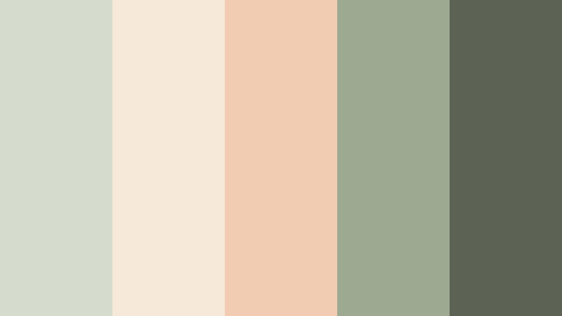 vintage meadow film desert sage color palette with hex codes